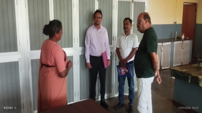 Khunti Principal District Judge inspecting old age home and child care institution facilities with officials