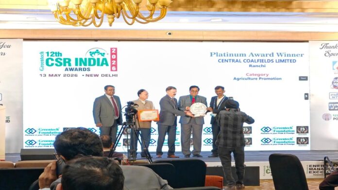 Greentech CSR India Platinum Award