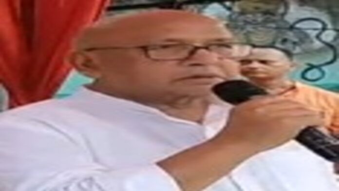 Saryu Roy addressing issues related to Mango drinking water supply project and water crisis in Jamshedpur